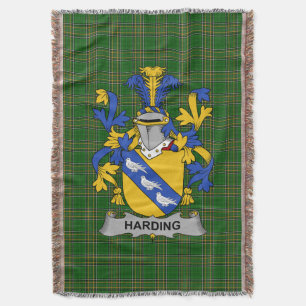 Couverture Armoiries irlandaises Harding Family Crest Irlande