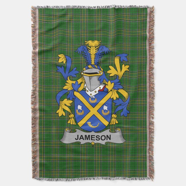 Couverture Armoiries irlandaises Jameson Family Crest Irlande (devant Vertical)