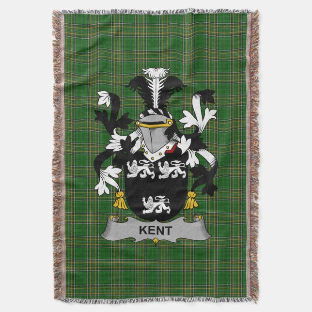 Couverture Armoiries irlandaises Kent Family Crest Irlande (devant Vertical)