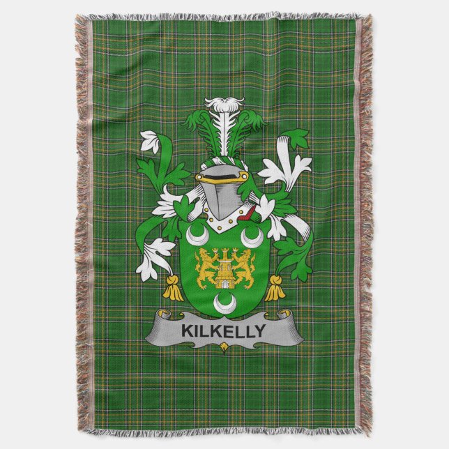 Couverture Armoiries irlandaises Kilkelly ou Killikelly (devant Vertical)