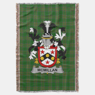 Couverture Armoiries irlandaises McMillan Family Crest Irland