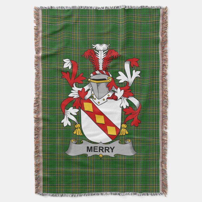 Couverture Armoiries irlandaises Merry ou O_Merry Coat d'armo (devant Vertical)