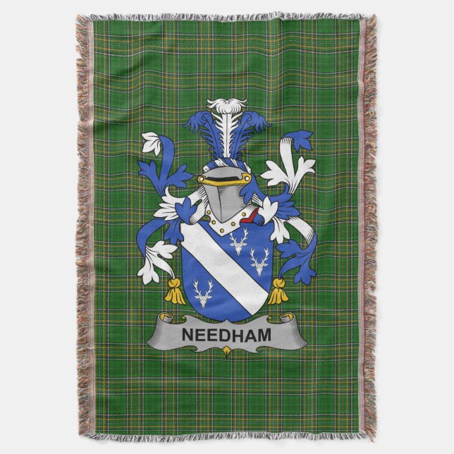 Couverture Armoiries irlandaises Needham ou O_Nee Manteau de  (devant Vertical)