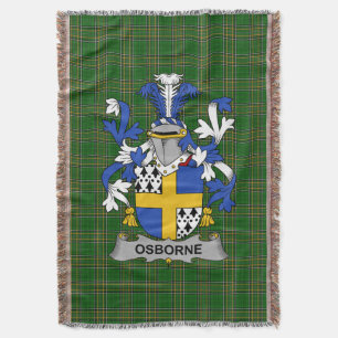 Couverture Armoiries irlandaises Osborne Family Crest Irlande