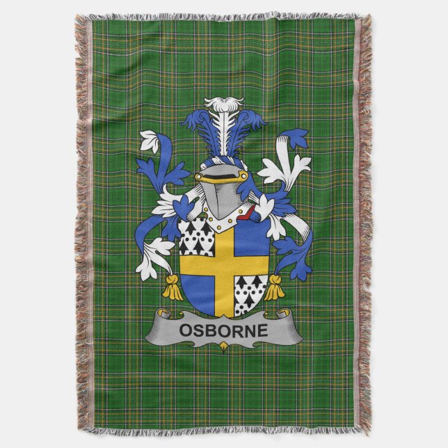 Couverture Armoiries irlandaises Osborne Family Crest Irlande (devant Vertical)
