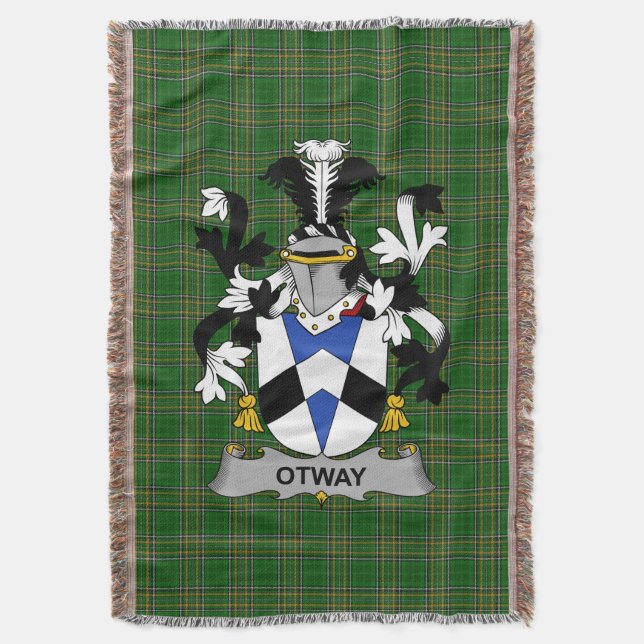 Couverture Armoiries irlandaises Otway Family Crest Irlande (devant Vertical)