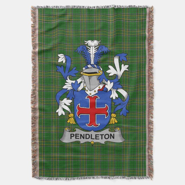 Couverture Armoiries irlandaises Pendleton Famille Crest Irla (devant Vertical)