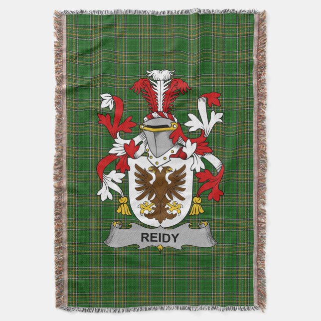 Couverture Armoiries irlandaises Reidy ou O_Reidy Coat of Arm (devant Vertical)