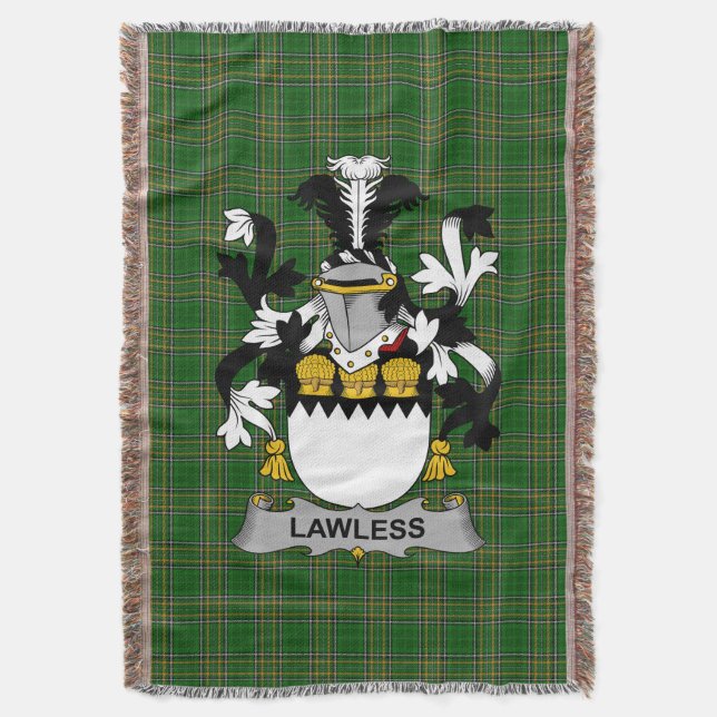 Couverture Armoiries irlandaises sans droit Family Crest Irla (devant Vertical)