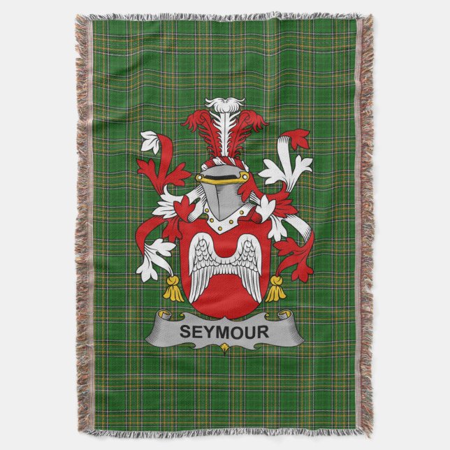 Couverture Armoiries irlandaises Seymour Family Crest Irlande (devant Vertical)