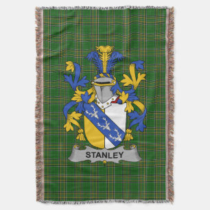 Couverture Armoiries irlandaises Stanley Family Crest Irlande