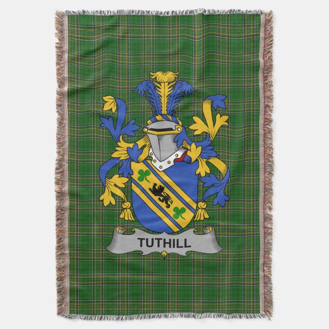 Couverture Armoiries irlandaises Tuthill Family Crest Irlande (devant Vertical)