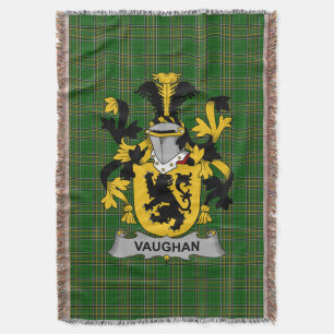 Couverture Armoiries irlandaises Vaughan Family Crest Irlande