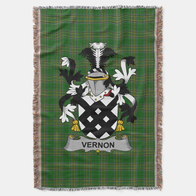 Couverture Armoiries irlandaises Vernon Armoiries familiales  (devant Vertical)