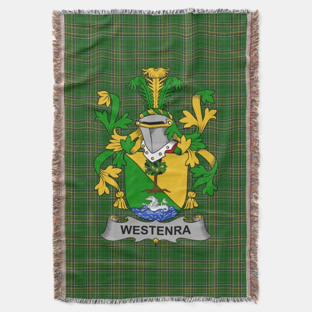 Couverture Armoiries irlandaises Westenra Family Crest Irland (devant Vertical)