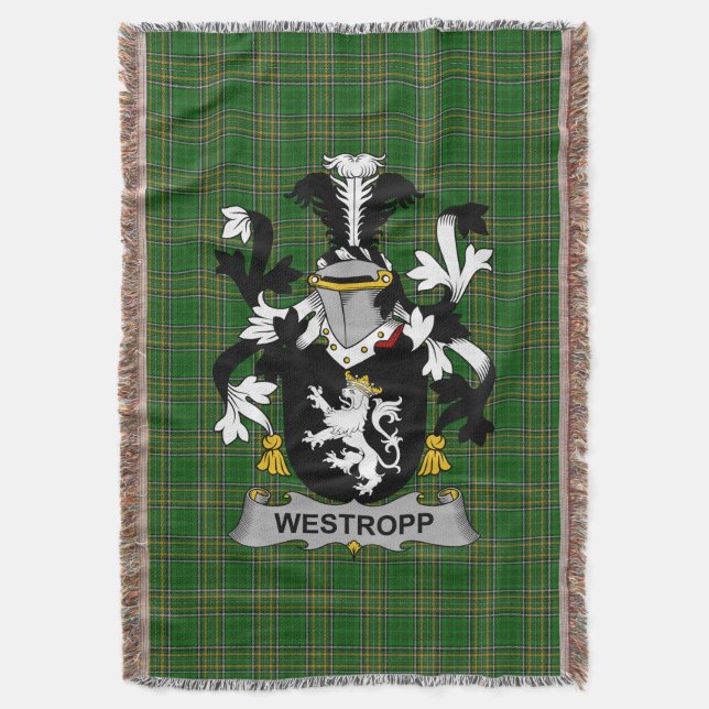 Couverture Armoiries irlandaises Westropp Family Crest Irland (devant Vertical)
