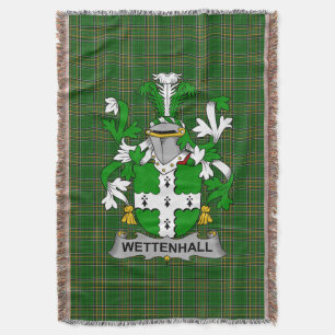 Couverture Armoiries irlandaises Wettenhall Family Crest Irel