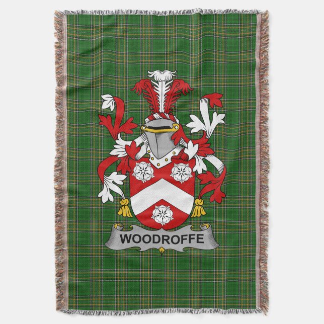 Couverture Armoiries irlandaises Woodroffe Family Crest Irlan (devant Vertical)