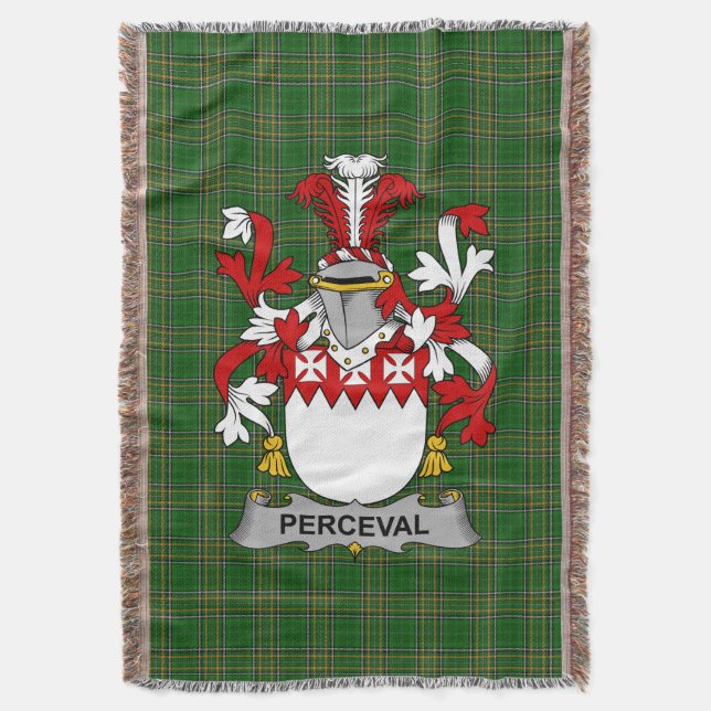 Couverture Armoiries perceval irlandaise Famille Crest Irland (devant Vertical)