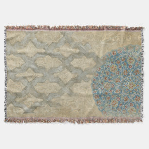 Couverture Arrangement floral argenté décoratif de tapisser