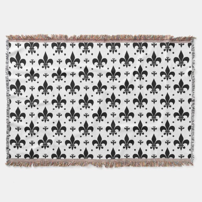 Couverture Arrière - plan blanc Fleur-de-lis Motif design (Devant)