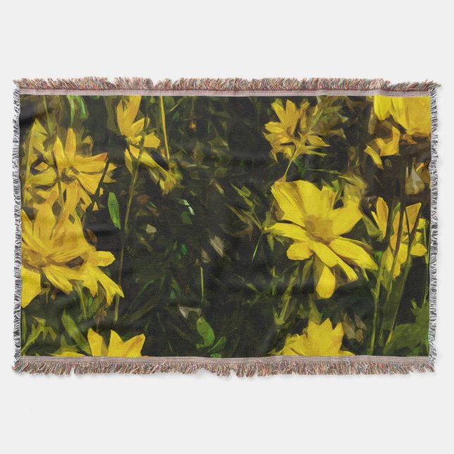 Couverture Arrowleaf Fleur sauvage Jaune Arrowley Abstrait