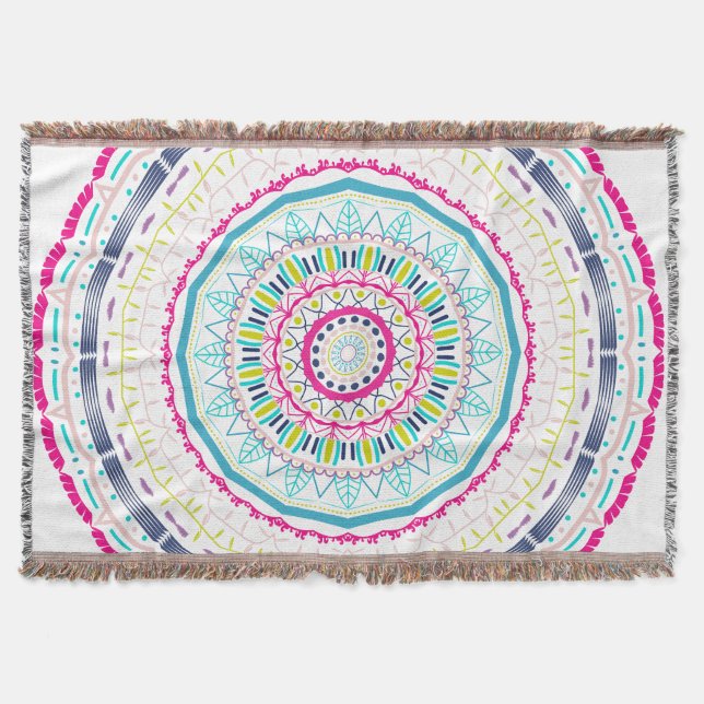 Couverture Art de mandala coloré vibrant (Devant)
