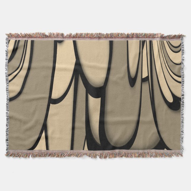 Couverture Art Moderne Fondre des teintes Brown (Devant)