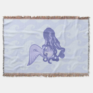 Couverture Assis Mermaid bleu