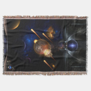 Couverture Astéroïde Apocalypse Fractage Art Spacescape