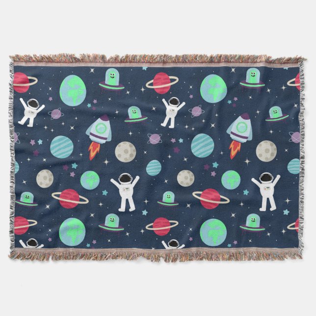 Couverture Astronautes Planètes Fusées et Aliens (Devant)