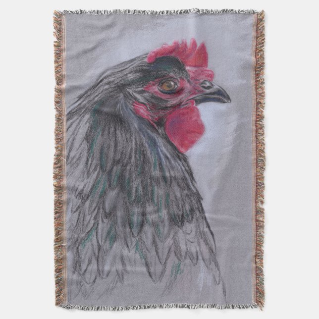Couverture Australorp noir Hen (devant Vertical)