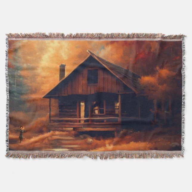 Couverture Automne/Automne/Halloween/Peinture rustique (Devant)