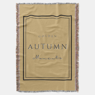 Couverture Automne Golden Moments Blanket Cosy Fall Home