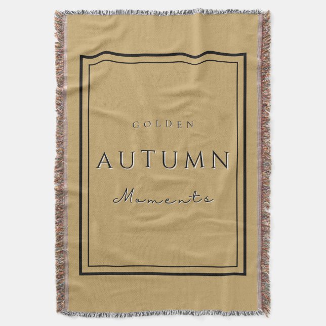 Couverture Automne Golden Moments Blanket Cosy Fall Home (devant Vertical)