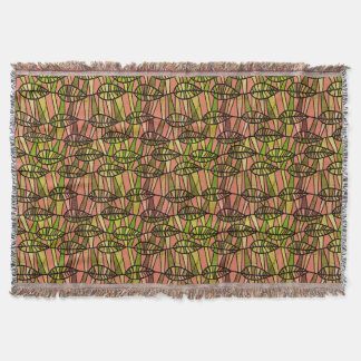 Couverture Autumn Leaf Motif Modern Thailouse Blanket