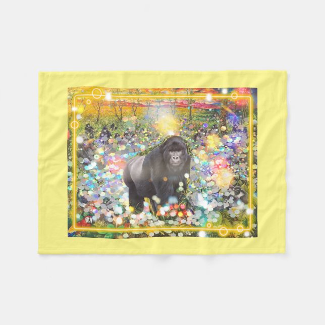Couverture avec Gorillas Home decore (Devant (Horizontal))