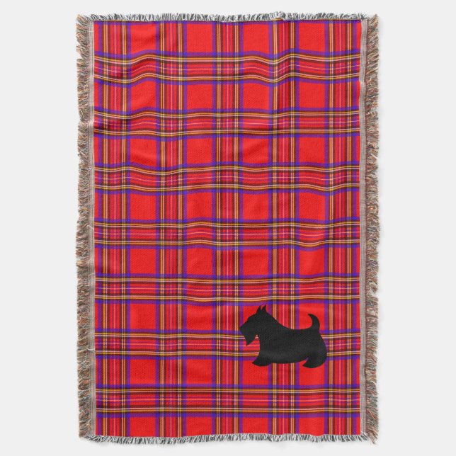 Couverture avec motif écossais pour Scottish Terri (devant Vertical)