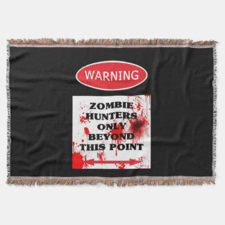 Couverture Avertissement Chasseurs Zombie uniquement