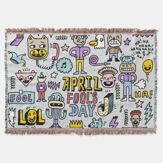Couverture Avril Fools : Jeu de Doodles Colorés. (Devant)