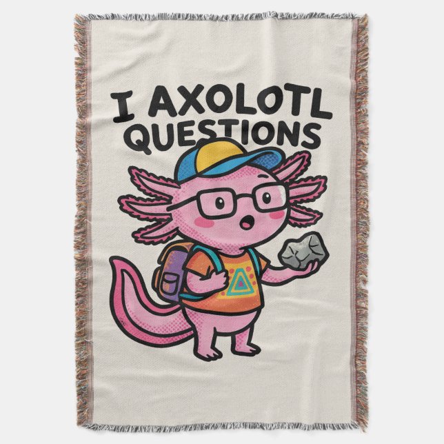 Couverture Axolotl nerd sarcastique je pose des questions sur (devant Vertical)