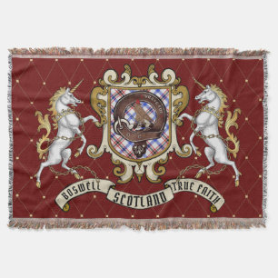 Couverture Badge Boswell Clan & Tartan