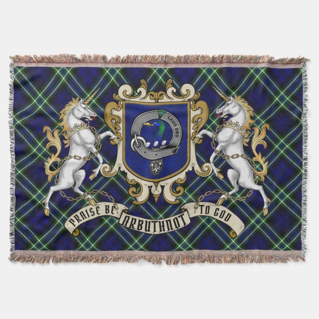 Couverture Badge de clan Arbuthnot & Tartan (Devant)