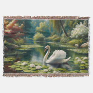Couverture Baignade dans l'étang Peinture impressionniste