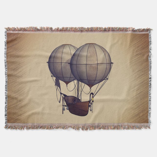 Couverture Ballons à vapeur à air chaud avec navire (Devant)