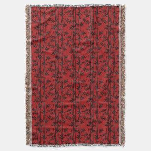 Couverture Bambou rouge et noir