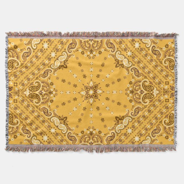 Couverture Bandana Boho : Paisley Print Revival (Devant)
