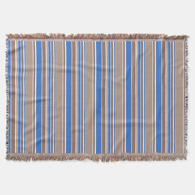 Couverture Bandes Brown et bleues (Devant)
