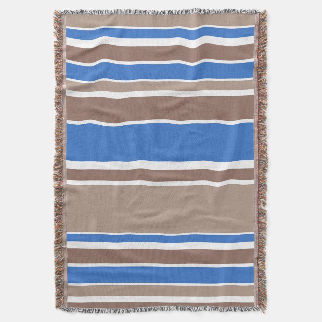 Couverture Bandes Brown et bleues (devant Vertical)