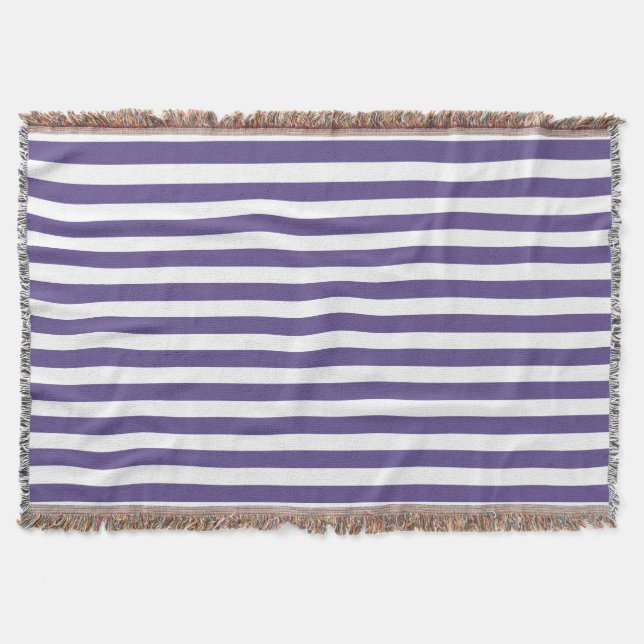 Couverture Bandes de bonbons ultra violettes et blanches (Devant)